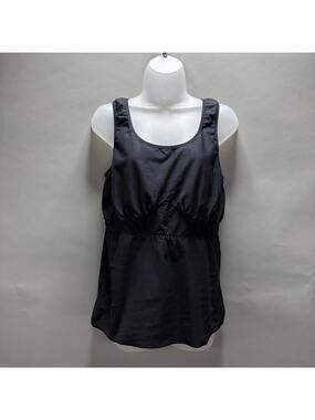 Amoena Michelle Camisole USA Large Breast Post Surgical Recovery Black 2105